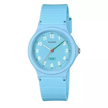 Casio Pop Analog Blue Bio Based Resina Seal Blue Dial Quartz LQ-24B-2B Женские часы синий