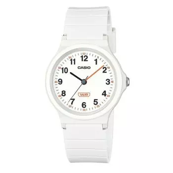 Casio Pop Analog White Bio Based Resina Seal White Quartz LQ-24B-7B Женские часы белый