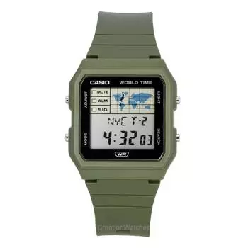 Casio POP Цифровой ремешок из биоразлагаемой смолы Кварцевые часы LF-30W-3A Унисекс чёрный
