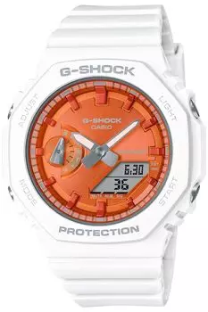 Casio PRECIOUS HEART SELECTION Модель Белые Часы G-Shock Среднего размера GMA-S2100WS-7AJF Женские