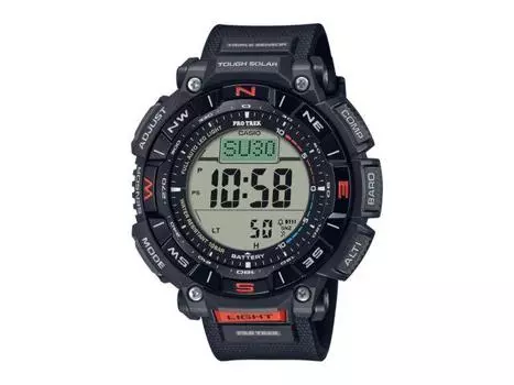 CASIO PRO TREK PRG-340-1JF Черный прочный солнечный компас на открытом воздухе Цифровые мужские часы