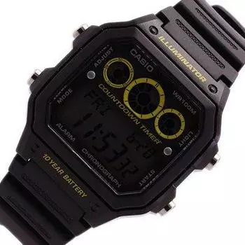 CASIO QUARTZ/Casio AE-1300WH-1A STANDARD SPORTS Standard Sports Watch Men s Digital Cheap Casio Chipkashi Overseas Model [Parallel Import]