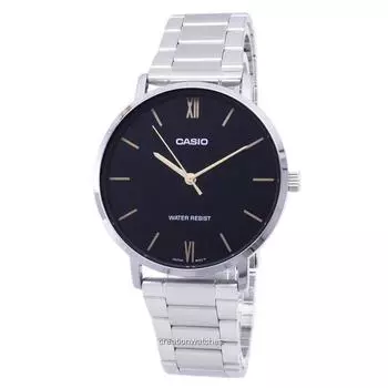 Casio Quartz MTP-VT01D-1B MTPVT01D-1B Аналоговые мужские часы чёрный