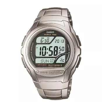 CASIO [Радиочасы] волновой приемник Silver WV 58RD 1AJF