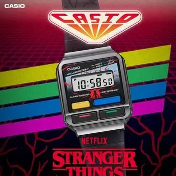 Casio Ретро Винтаж Stranger Things Edition Цифровые Обычные Повседневные Наручные Часы