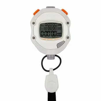 CASIO Секундомер Время круга Раздельное измерение 2 Память Водонепроницаемость до 5 АТМ Работа Отключение звука Белый HS-70W-8JH