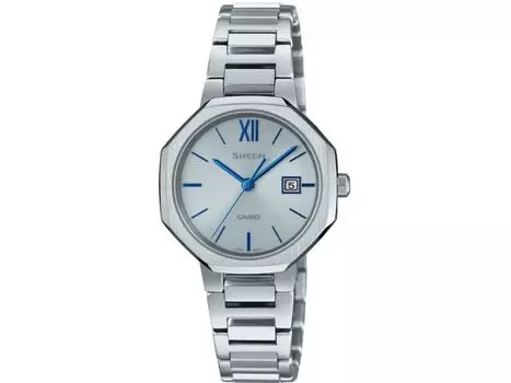 Casio SHEEN SHS-4529D-7AJF Модель Solar Sapphire Аналоговые часы Восьмиугольный корпус 28 мм