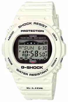 Casio Solar Watch White G-Shock G-LIDE Radio-Controlled GWX-5700CS-7JF Men s