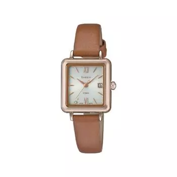 CASIO [Солнечные часы] SHEEN Solar Sapphire Модель Коричневый кожаный SHS D400CGL 7AJF
