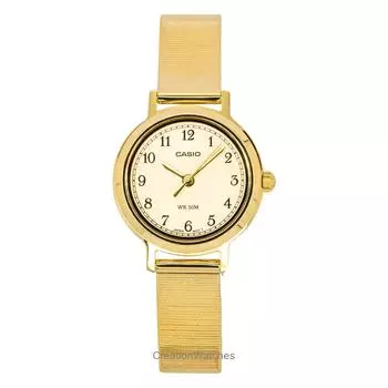 Casio Standard Analog Gold Tone Stainless Steel Cream Dial Quartz LTP-B170G-9BV Women s Watch кремовый
