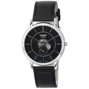 Casio Standard Analog Leather Strap Black Dial Quartz MTP-B130L-1A MTPB130L-1 Мужские часы