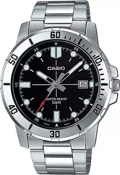 CASIO Standard Analog Quartz Watch Metal Band Black Overseas Model [Casio] Men s MTP-VD01D-1EV [Item]