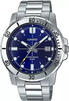 CASIO Standard Analog Quartz Watch Metal Band Blue Overseas Model [Casio] Men s MTP-VD01D-2EV [Item]