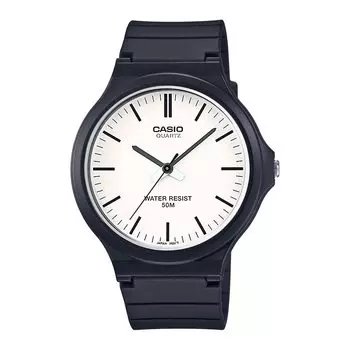 [Casio] Standard Analog Quartz Watch MW-240-7EV No Cosmetic Box Men s Black x White Overseas Model [Parallel Import]