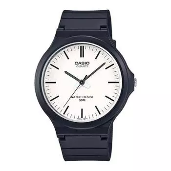 Casio Standard Analog Quartz Watch MW-240-7EV No Cosmetic Box Men s Black x White Overseas Model