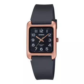 Casio Standard Analog Resin Strap Black Dial Quartz MTP-B175-5BV Мужские часы чёрный