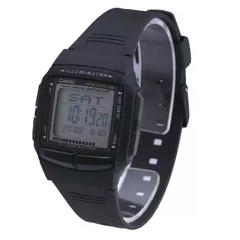 CASIO STANDARD Cheap Casio Watch Men s Women s Digital Data Bank Black Rubber DB-36-1 [Parallel Import]