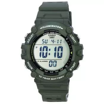 Casio Standard Digital Quartz AE-1500WHX-3A AE1500WHX-3 100M Мужские часы чёрный