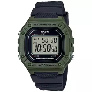 [Casio] STANDARD DIGITAL W-218H-3A Watch Men s Women s Cheap Casio Cheap Price Khaki Black [Parallel Import]