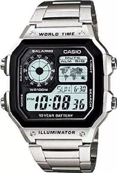 Casio Standard Digital Watch 10-Year AE1200WHD-1A [Мужские]