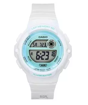 Casio Standard Digital White Resin Strap Quartz LWS-1200H-7A3V 100M Women s Watch синий