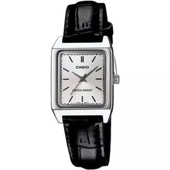 Casio Standard Quartz Ladies Watch LTP-V007L-7E1 Silver Black Overseas Model