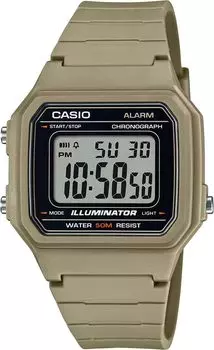 CASIO Стандартные цифровые часы Khaki Overseas Модель [Casio] Мужские W-217H-5AV [Товары]