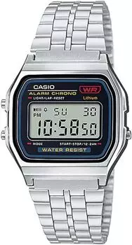 CASIO Стандартные цифровые кварцевые часы Дешевые Casio Серебряные зарубежные модели [Casio] A159WA-N1 Мужские [Товар]