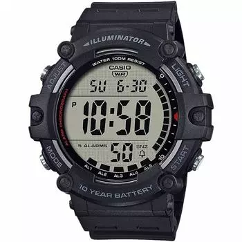 [Casio] Стандартные цифровые мужские часы AE-1500WH-1AV Genuine BOX Overseas Model Black
