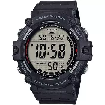 [Casio] Стандартные цифровые мужские часы AE-1500WH-1AV Genuine BOX Overseas Model Black [Товары]