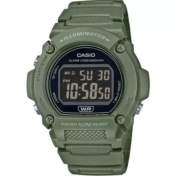 [Casio] Стандартные цифровые мужские часы W-219HC-3BV Moss Green Overseas Model [Параллельный импорт]