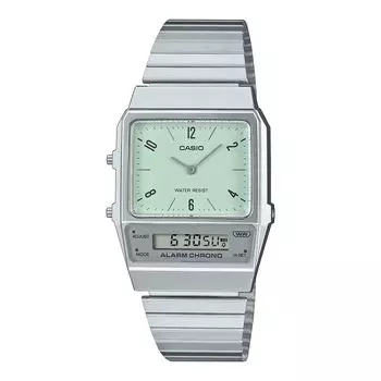CASIO Стандартные кварцевые часы унисекс бледно-зеленые Overseas Модель [Casio] Ana-Digi AQ-800E-3A [Товар]