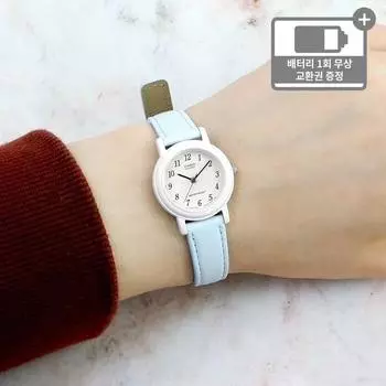 Casio Student Exam Gift Women Analog Leather Watch