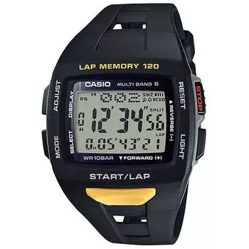 CASIO STW-1000-1JH [ФИЗИЧЕСКИЕ (Многодиапазонный6)] Часы Square Watch Black Resin Digital