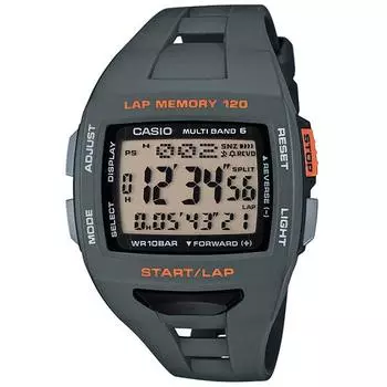 CASIO STW-1000-8JH [ФИЗИЧЕСКИЕ (Многодиапазонный6)] Квадратные часы Серая смола Цифровые