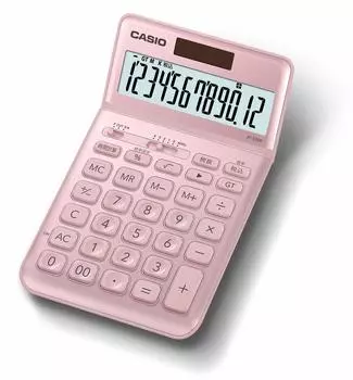 Casio Stylish Calculator Light Pink 12 Digits Just Type JF-S200-PK-N