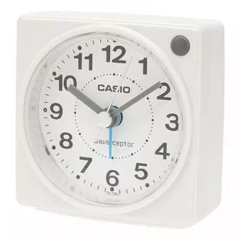 CASIO Table Clock Radio Clock Analog Square White TQ-750J-7JF