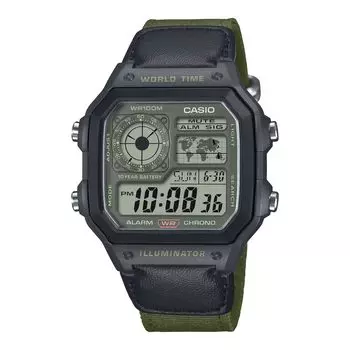 Casio Uni Аналоговые кварцевые часы с ремешком, AE-1200WHUB-3AVEF
