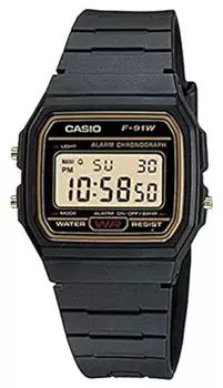 Casio Uni Digital Dial Resin Band Watch [F91WG-9d] Casual, Casual.