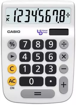 Casio Universal Calculator 8 Digit Mini Just Type MU-8A-N