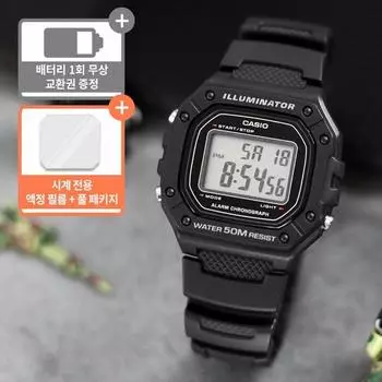 Casio Военные военные солдатские подарок для солдата, мужские спортивные модные наручные часы 218 + ЖК-пленка, полный пакет