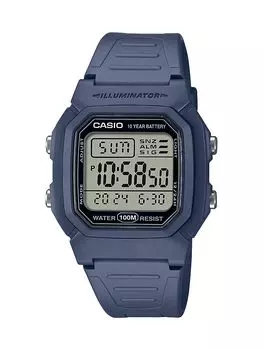 Casio W800HG серии цифровые часы водонепроницаемость 100 метров будильник секундомер 100 сек автоматический календарь таймер обратного отсчета светодиодная подсветка двойное время 10 мужские синий