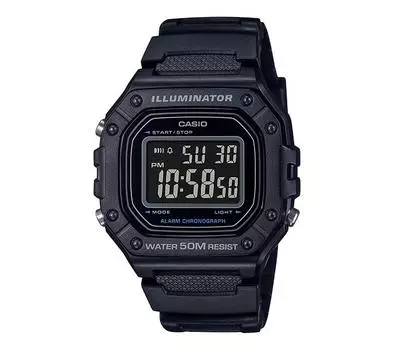 Casio W-218H-1BVDF Модные мужские женские наручные часы