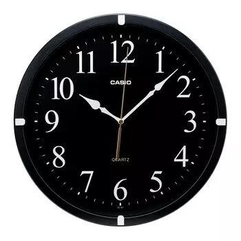 CASIO Wall Clock Wall Clock Black Analog Interior Clock Step Second Hand IQ-97-1JF