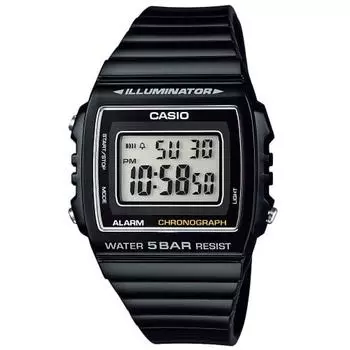 Casio watch Casio collection W-215H-1AJH men s black