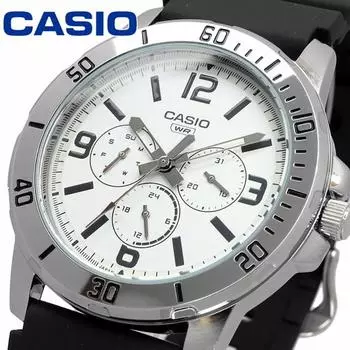 CASIO Watch Casio Watch Watch CHIF Casio Chip Casio Multifunction Calender for Women MTP VD300 7B []