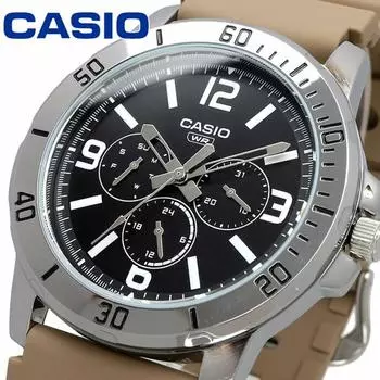 CASIO Watch Casio Watch Watch CHIF Casio Chip Casio Multifunction Calender for Women MTP VD300 5B []