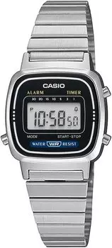CASIO Watch Digital NEW Design Silver x Black Overseas Model [Casio] Women s LA670WA-1 [Item]