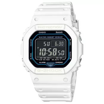 CASIO Watch G-SHOCK Sci-fi world Sci-Fi Smartphone Link White Black DW-B5600SF-7 Men s Overseas Model [Item]