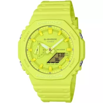 Casio Watch G-Shock []TONE-ONTONE series GA-2100-9A9JF Men s Volt Yellow